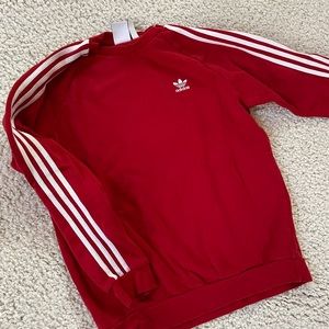 Adult Medium Red Adidas Crewneck